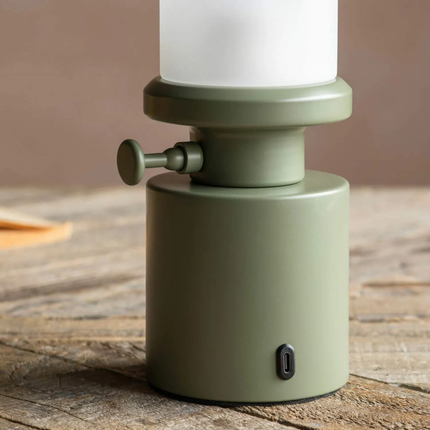 Graham & Green Green LED Oil Lamp