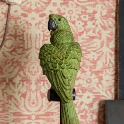 Graham & Green Green Parrot on a Perch