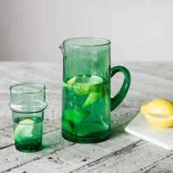Graham & Green Green Recycled Glass Tumbler