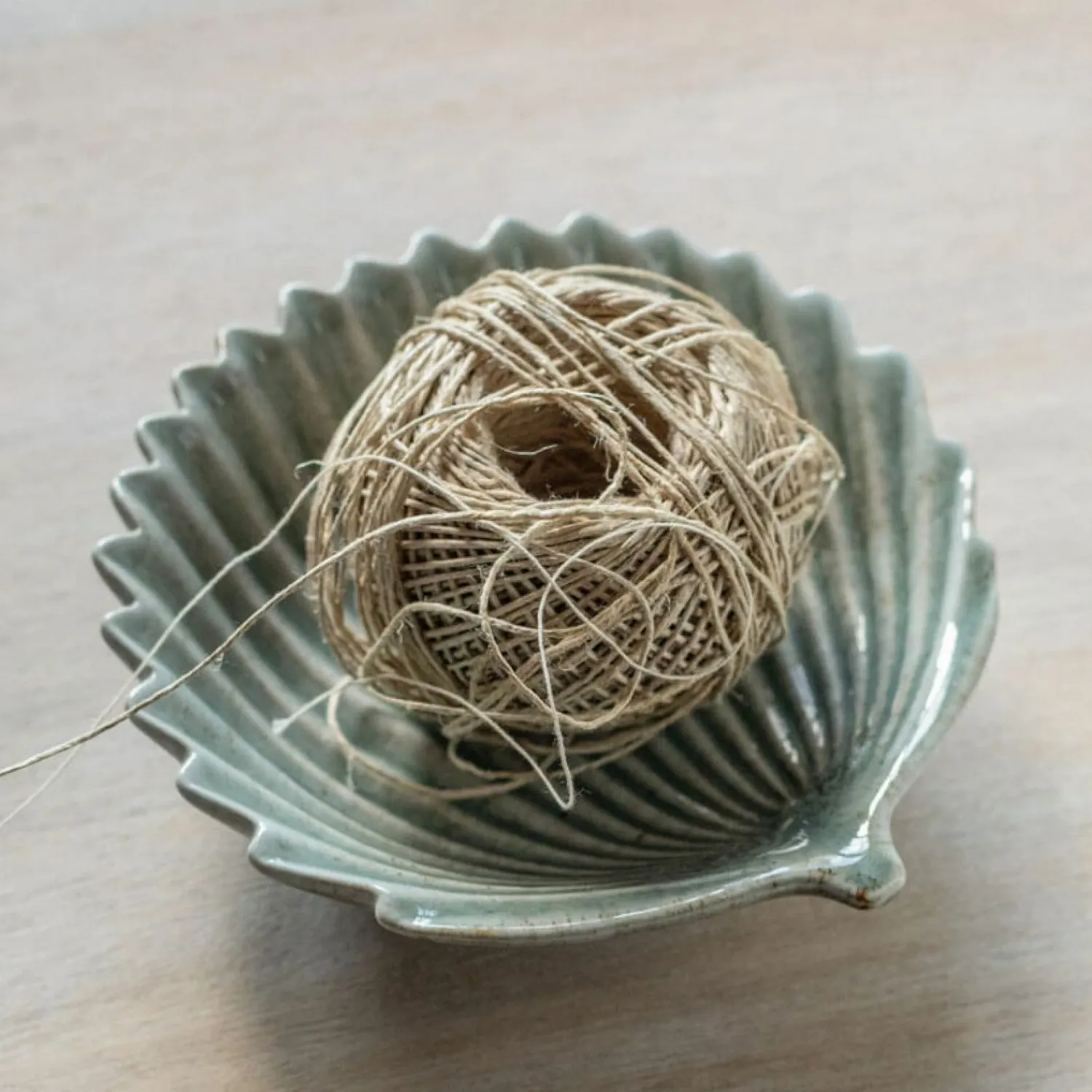 Graham & Green Green Shell Soap Dish
