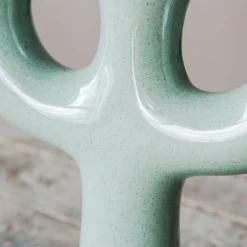 Graham & Green Green Stoneware Candle Holder