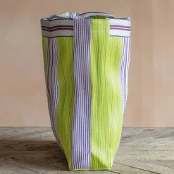 Graham & Green Green Stripe Recycled Tote Bag