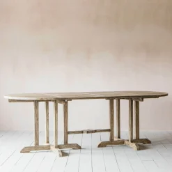 Graham & Green Grey Teak 10 Seater Garden Table