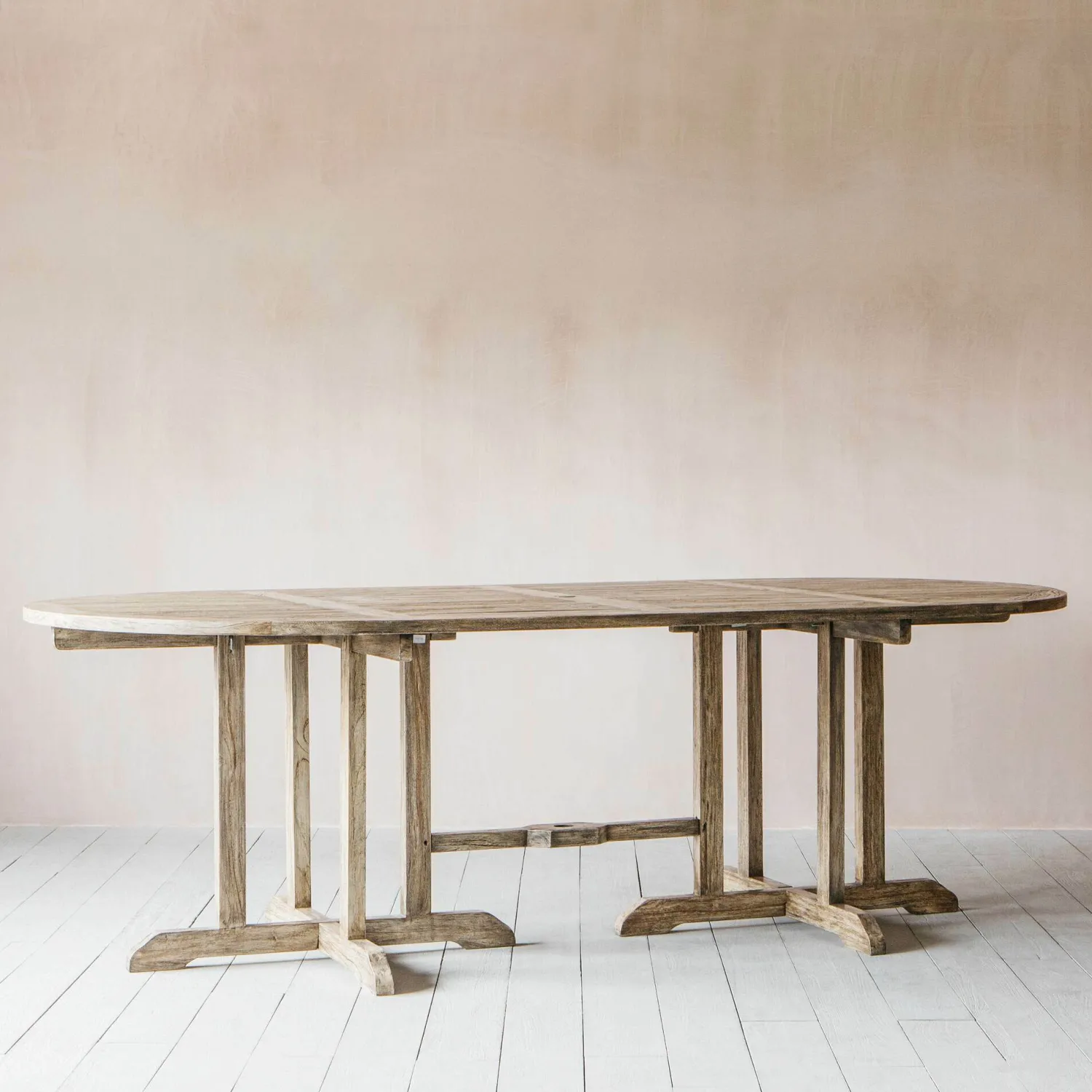 Graham & Green Grey Teak 10 Seater Garden Table