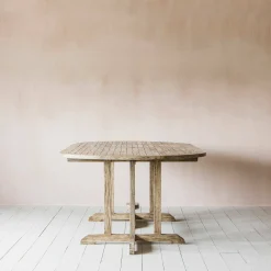 Graham & Green Grey Teak 10 Seater Garden Table