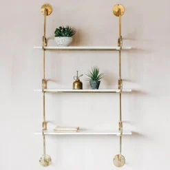 Graham & Green Hallie Three Tier Marble Shelf