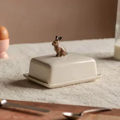 Graham & Green Hare Butter Dish