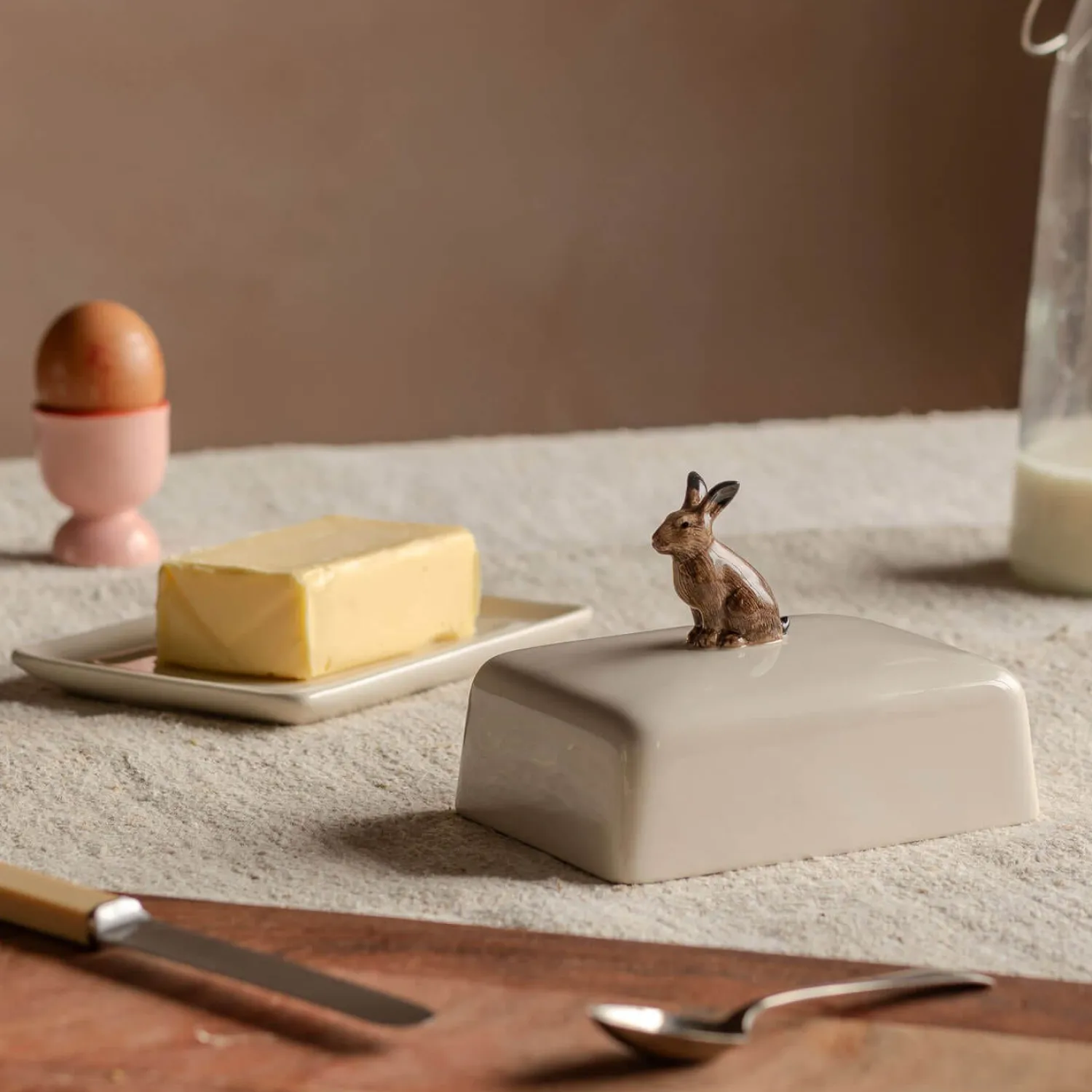 Graham & Green Hare Butter Dish