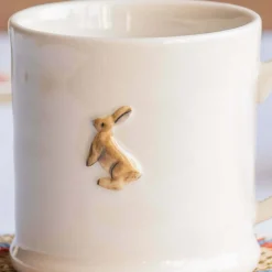 Graham & Green Hare Motif Mini Mug