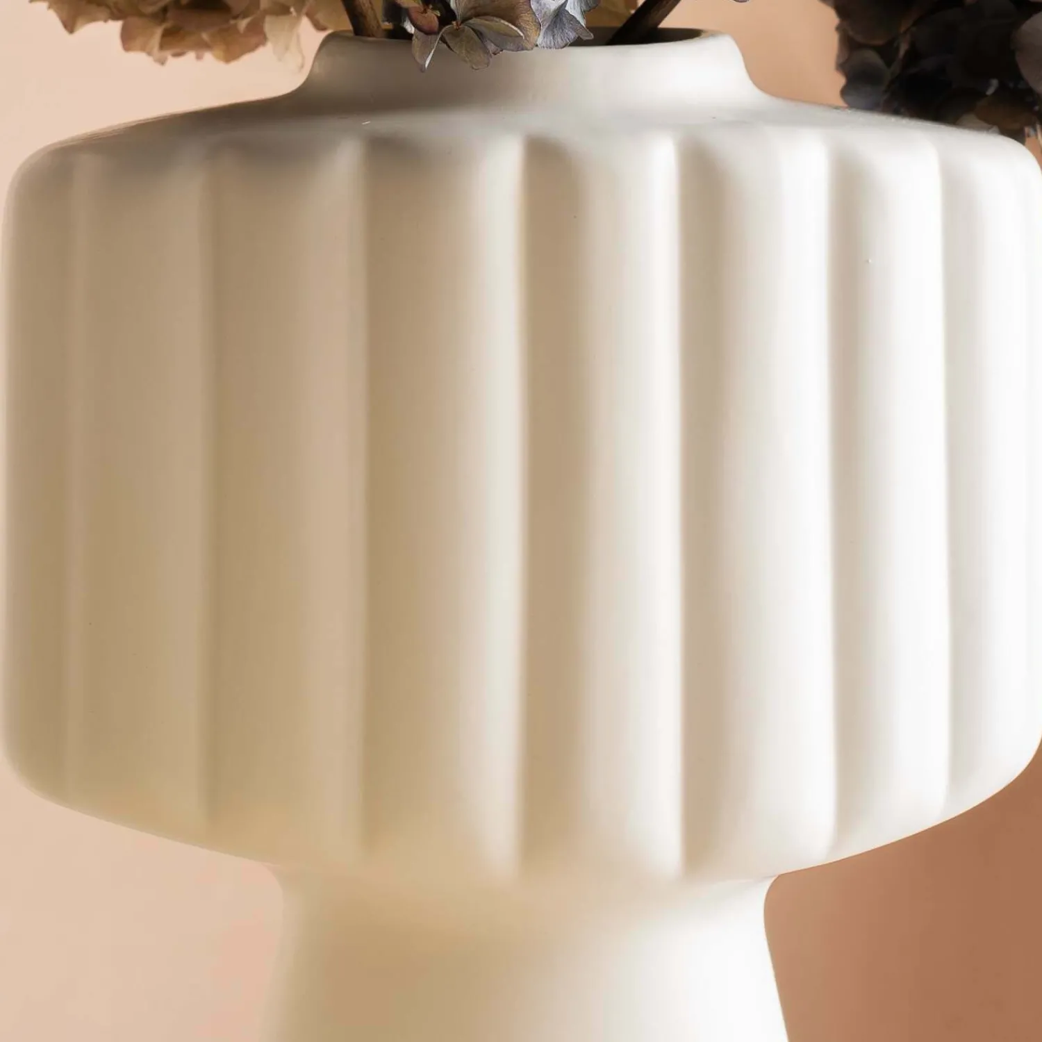 Graham & Green Harman White Ceramic Vase