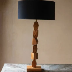 Graham & Green Harper Acacia Table Lamp