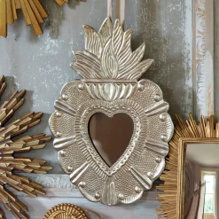 Graham & Green Heart and Flames Mirror