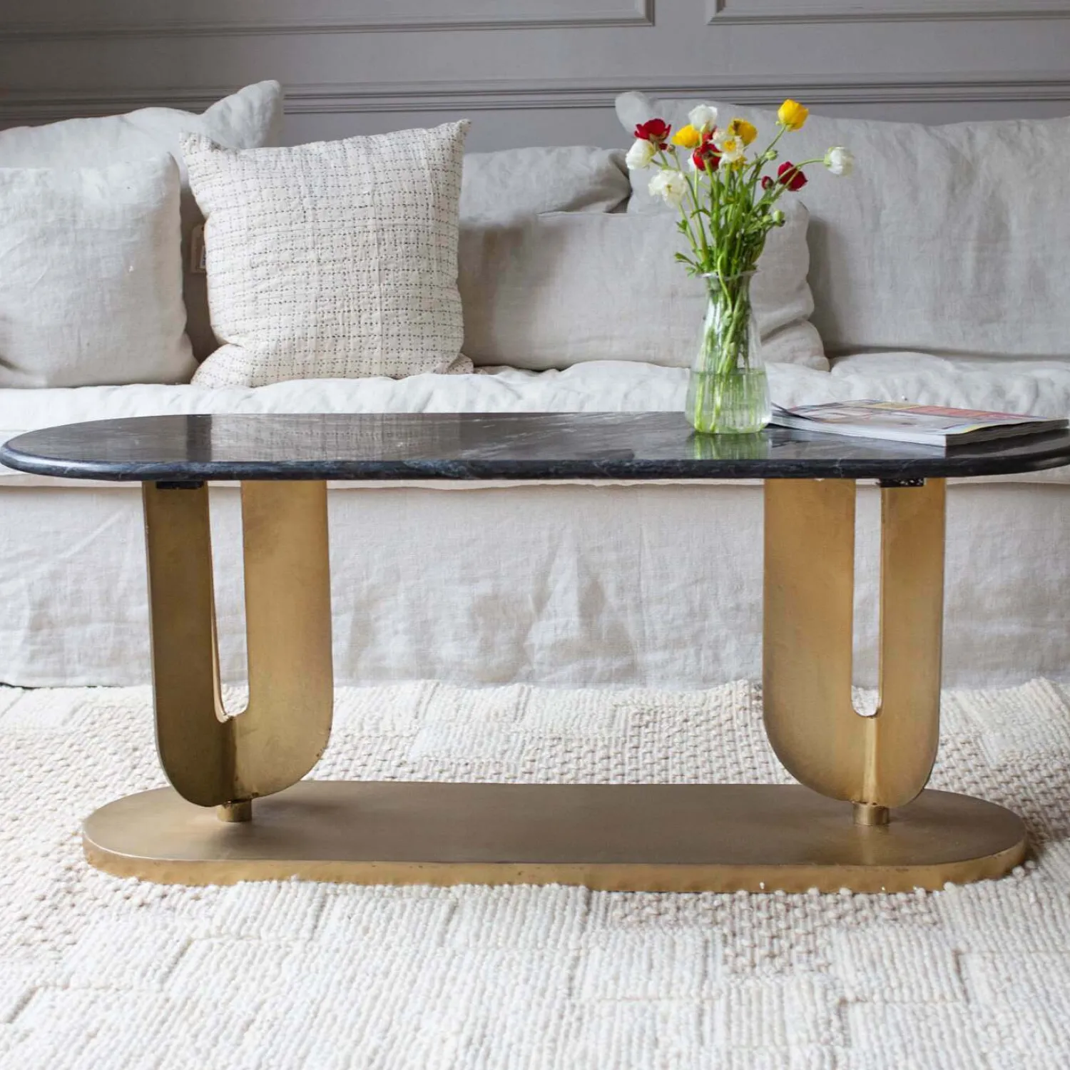Graham & Green Hollywood Marble Coffee Table