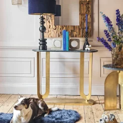 Graham & Green Hollywood Marble Console Table