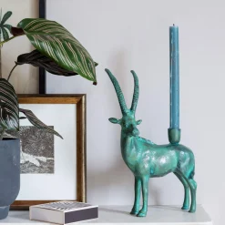 Graham & Green Ibex Deer Candle Holder