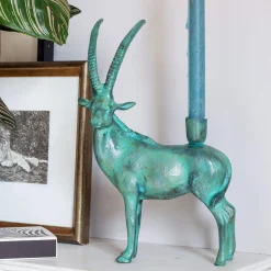 Graham & Green Ibex Deer Candle Holder