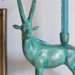 Graham & Green Ibex Deer Candle Holder