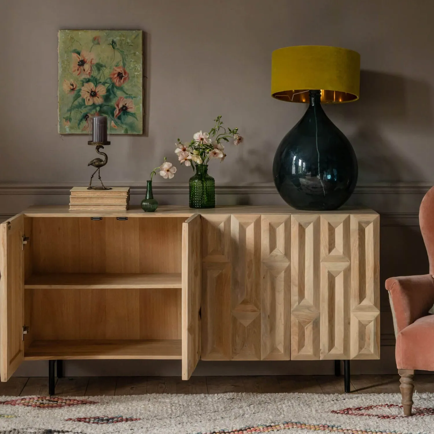 Graham & Green Iva Four Door Sideboard