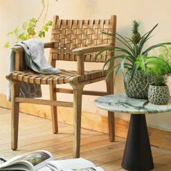 Graham & Green Ivan Leather Armchair