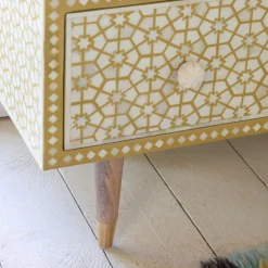 Graham & Green Jaipur Bone Inlay Chest of Drawers