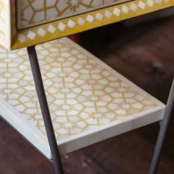 Graham & Green Jaipur Bone Inlay Desk