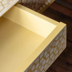 Graham & Green Jaipur Bone Inlay Desk
