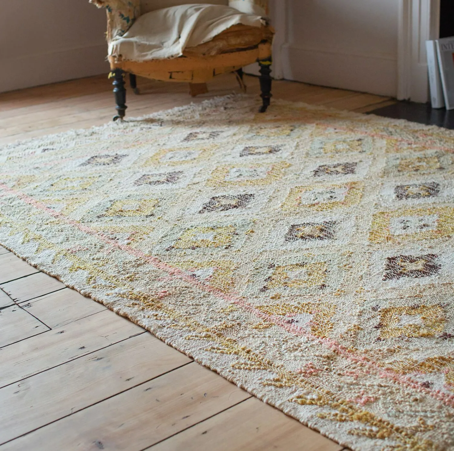 Graham & Green Jolie Jute Kilim Rug 200 x 140cm