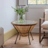 Graham & Green Jonah Rattan Side Table