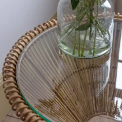Graham & Green Jonah Rattan Side Table