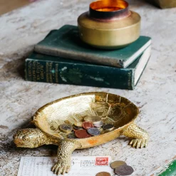 Graham & Green Jose the Tortoise Gold Dish