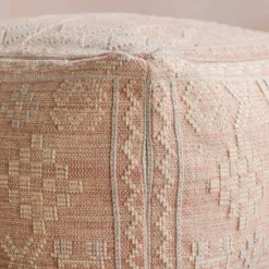 Graham & Green Josie Pink Pouffe