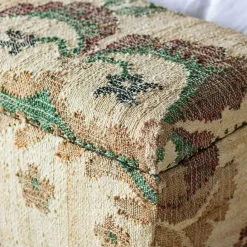 Graham & Green June Jute Floral Blanket Box