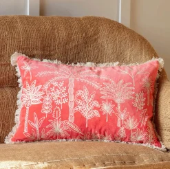 Graham & Green Jungle Crewel Embroidery Cushions