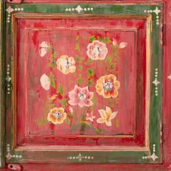 Graham & Green Junli Red Painted Cabinet