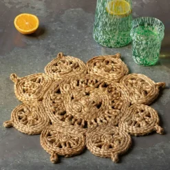 Graham & Green Jute Floral Placemat