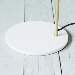 Graham & Green Kari Brass Floor Lamp