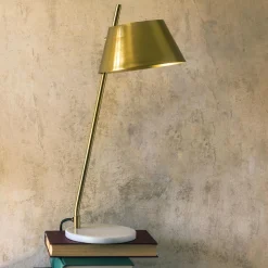 Graham & Green Kari Brass Table Lamp