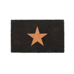 Graham & Green Large Charcoal Star Doormat