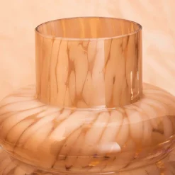 Graham & Green Large Cinnie Brown Glass Vase