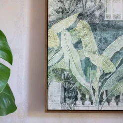 Graham & Green Large Framed Jungle Village Print