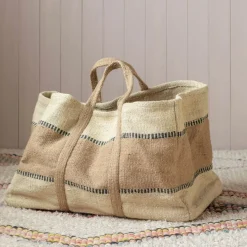 Graham & Green Large Jute Storage Baskets
