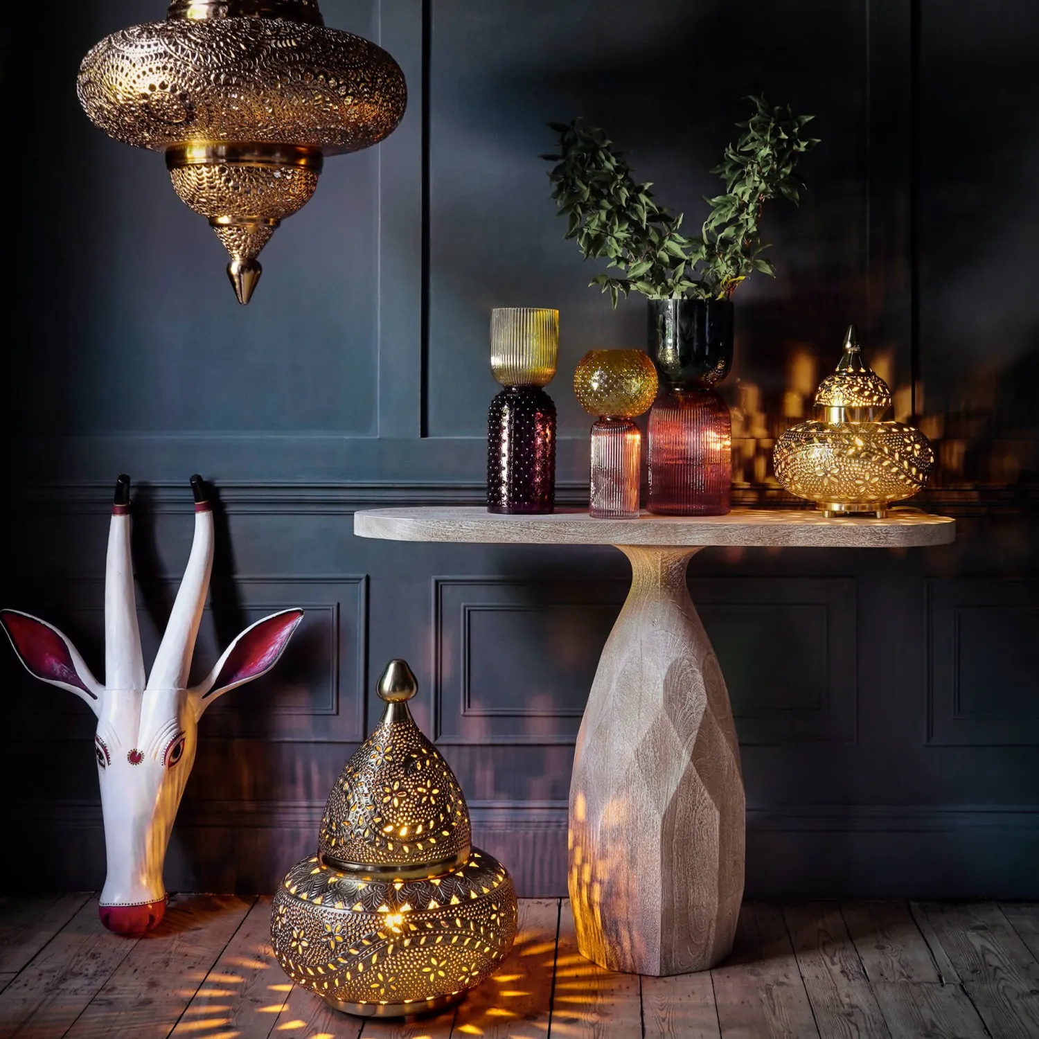 Graham & Green Large Marrakech Floor Lamp
