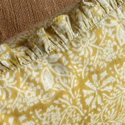 Graham & Green Large Rectangular Floral Block Printed Cushions