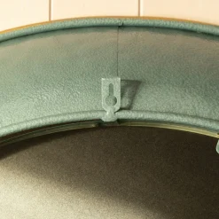 Graham & Green Large Round Teal Mirror