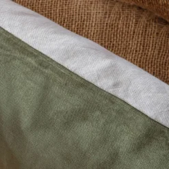 Graham & Green Large Velvet and Linen Backed Cushions