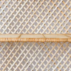 Graham & Green Large Wren Round Wicker Shelving Unit