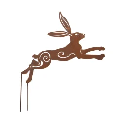Graham & Green Leaping Hare Garden Stake