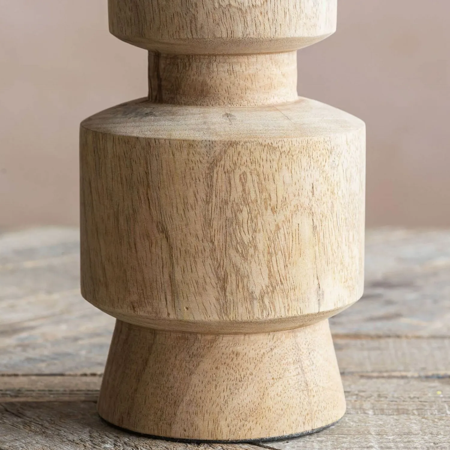 Graham & Green Leigh Wooden Table Lamp