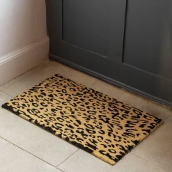 Graham & Green Leopard Print Door Mat