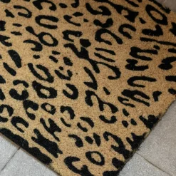 Graham & Green Leopard Print Door Mat
